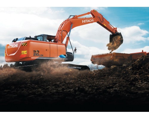 Гусеничный экскаватор Hitachi ZX210LCN