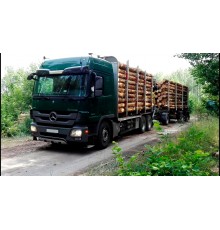 Лесовоз Mercedes 25м3
